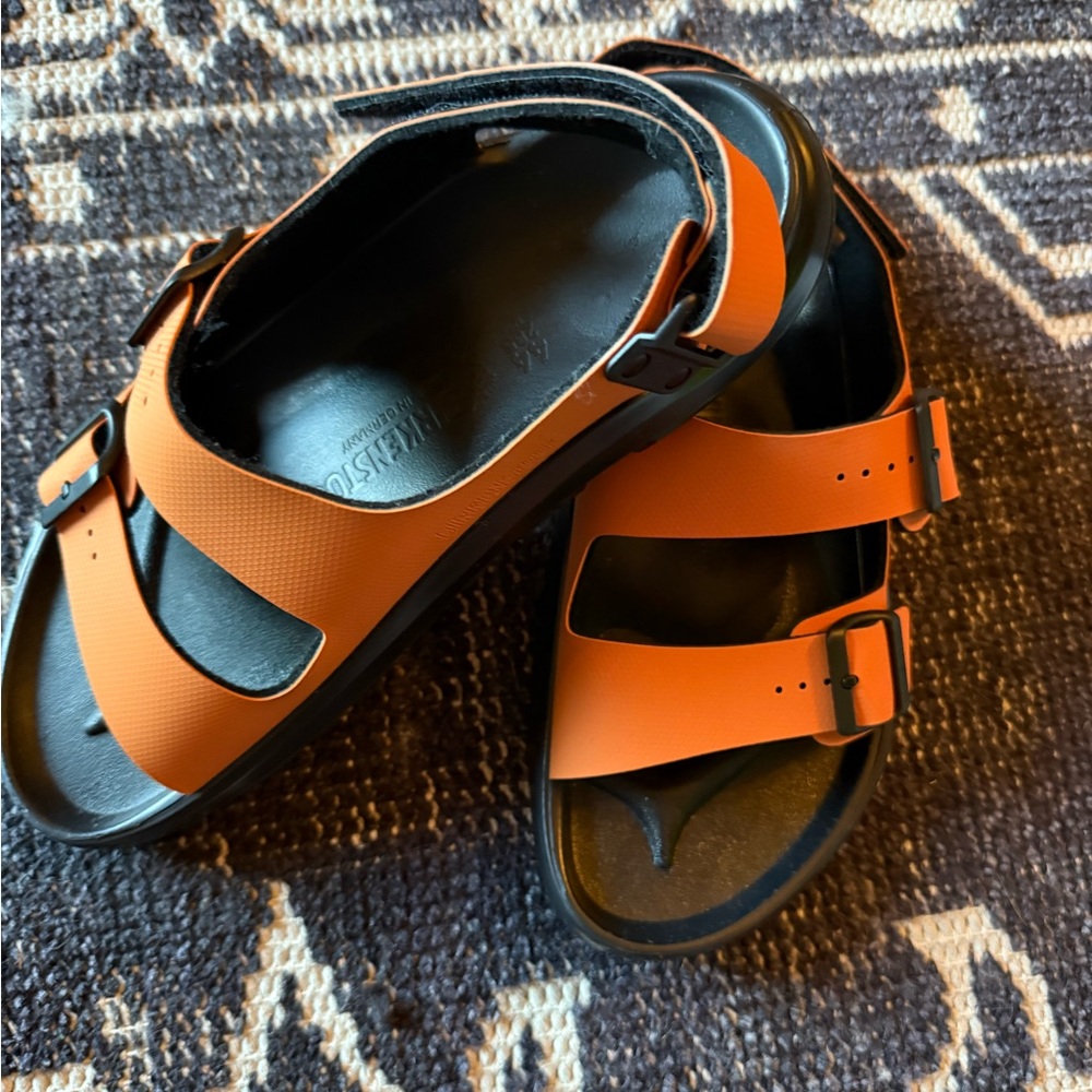 New Morgan orange Birkenstock Men's Sandals size 44 - Picture 6 of 8